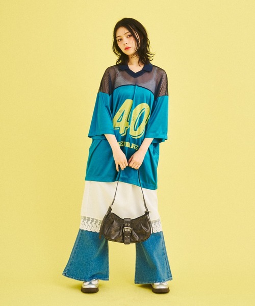 What Is Heart(ワットイズハート)の「uniform T-shirt - ユニフォームTシャツ -(Tシャツ/カットソー・レディース・レッド/ネイビー・SMALL/MEDIUM)」の16枚目の写真