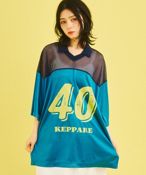 What Is Heart(ワットイズハート)の「uniform T-shirt - ユニフォームTシャツ -(Tシャツ/カットソー・レディース・レッド/ネイビー・SMALL/MEDIUM)」の13枚目の写真