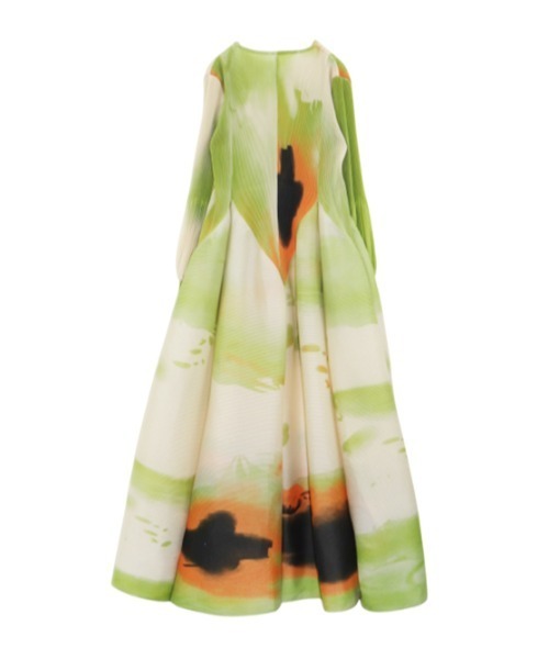 AMAIL(アマイル)の「INK PRINT ドレス(ドレス・レディース・グリーン・FREE)」の10枚目の写真