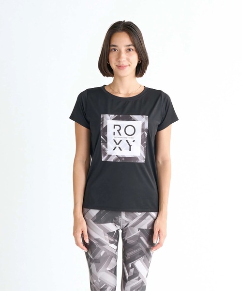 ROXY(ロキシー)の「FROM THE INSIDE TEE /ロキシー水陸両用フロントプリント半袖シャツ(Tシャツ/カットソー・レディース・ブラック/ピンク/カーキ・SMALL/MEDIUM/LARGE)」の5枚目の写真