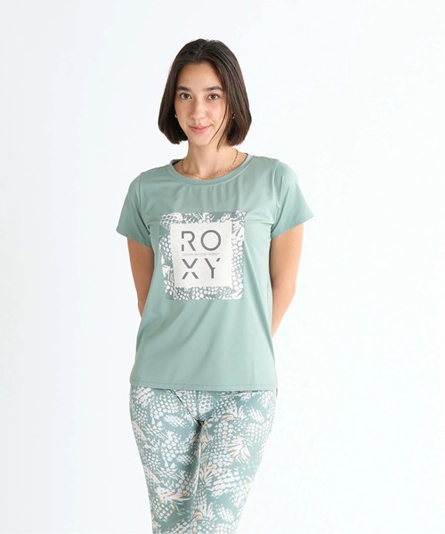 ROXY(ロキシー)の「FROM THE INSIDE TEE /ロキシー水陸両用フロントプリント半袖シャツ(Tシャツ/カットソー・レディース・ブラック/ピンク/カーキ・SMALL/MEDIUM/LARGE)」の12枚目の写真