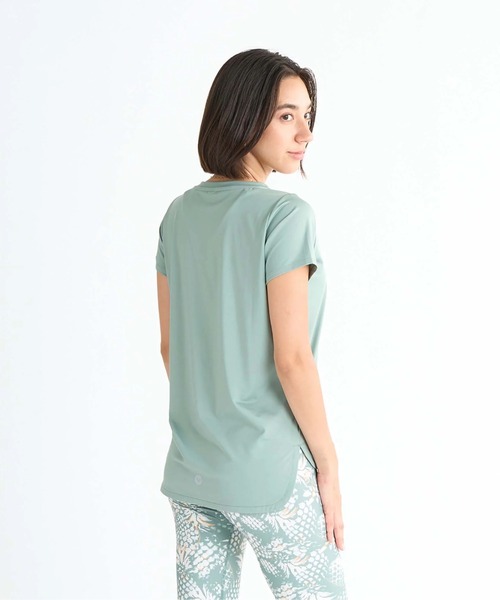 ROXY(ロキシー)の「FROM THE INSIDE TEE /ロキシー水陸両用フロントプリント半袖シャツ(Tシャツ/カットソー・レディース・ブラック/ピンク/カーキ・SMALL/MEDIUM/LARGE)」の11枚目の写真