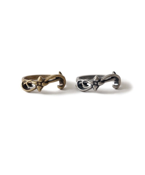 Subciety(サブサエティ)の「Basjoe ring(リング・メンズ・アンティークシルバー/アンティークゴールド・15号/17号/19号/21号)」の18枚目の写真