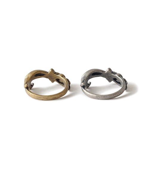 Subciety(サブサエティ)の「Basjoe ring(リング・メンズ・アンティークシルバー/アンティークゴールド・15号/17号/19号/21号)」の19枚目の写真