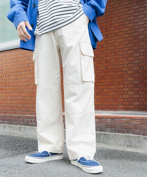 ITEMS URBANRESEARCH（アイテムズ アーバンリサーチ）の「EURO ARMY ツイル フィールドパンツ（その他パンツ・メンズ・カーキ/ブラック/アイボリー・MEDIUM/LARGE）」の5枚目の写真