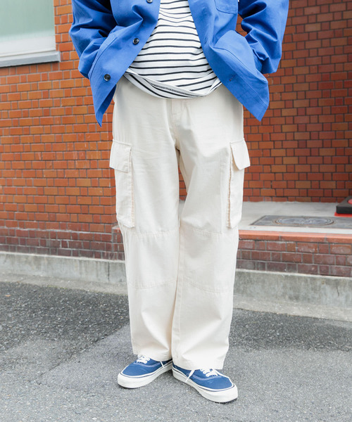 ITEMS URBANRESEARCH（アイテムズ アーバンリサーチ）の「EURO ARMY ツイル フィールドパンツ（その他パンツ・メンズ・カーキ/ブラック/アイボリー・MEDIUM/LARGE）」の6枚目の写真