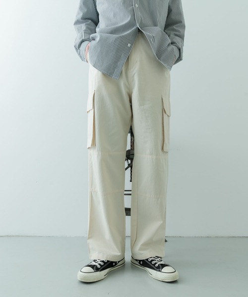 ITEMS URBANRESEARCH（アイテムズ アーバンリサーチ）の「EURO ARMY ツイル フィールドパンツ（その他パンツ・メンズ・カーキ/ブラック/アイボリー・MEDIUM/LARGE）」の9枚目の写真