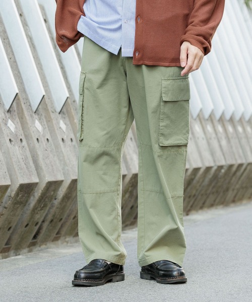 ITEMS URBANRESEARCH（アイテムズ アーバンリサーチ）の「EURO ARMY ツイル フィールドパンツ（その他パンツ・メンズ・カーキ/ブラック/アイボリー・MEDIUM/LARGE）」の18枚目の写真
