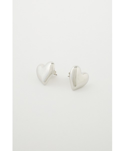 MOUSSY（マウジー）の「CHUBBY HEART ピアス（ピアス（両耳用）・レディース・シルバー/ゴールド・FREE）」の9枚目の写真