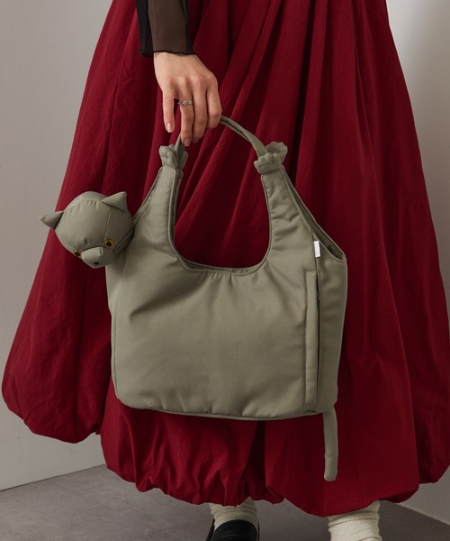 ROOTOTE(ルートート)の「【ROOTOTE】トートバッグ EU.RND.BulaBulaneco-A ※(トートバッグ・レディース・ブラック/グレー/キャメル・FREE)」の3枚目の写真
