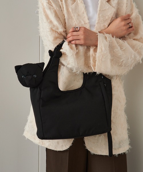ROOTOTE(ルートート)の「【ROOTOTE】トートバッグ EU.RND.BulaBulaneco-A ※(トートバッグ・レディース・ブラック/グレー/キャメル・FREE)」の2枚目の写真