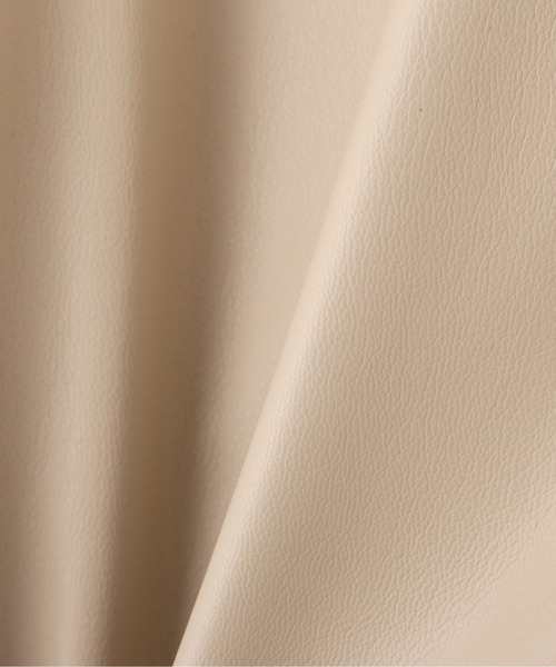 JILL by JILL STUART（ジルバイジルスチュアート）の「◇フェイクレザーショートブルゾン（ブルゾン・レディース・ホワイト系その他/ベージュ・MEDIUM/SMALL）」の22枚目の写真