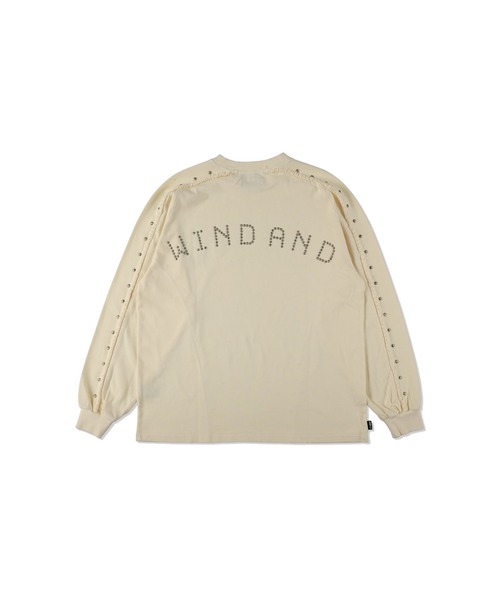 Sulfer Acid Studs C-off L/S Top（Tシャツ/カットソー）｜WIND