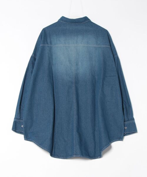 gossara（ゴサラ）の「DENIMシャツ（シャツ/ブラウス・レディース・ネイビー/ブルー・FREE）」の14枚目の写真