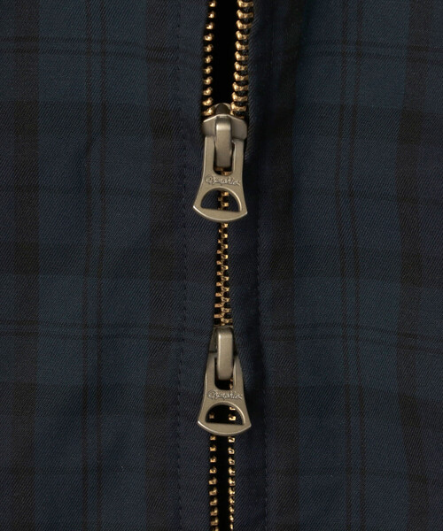 Gymphlex | コットンナイロン ジップジャケット CHECK MEN（ナイロン