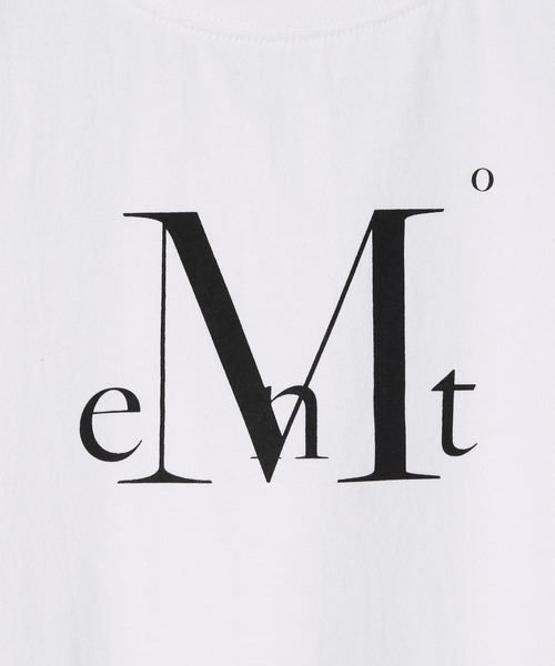 【関税込み】シグネチャーロゴ コットンTシャツ セール】MUCENT／WシグネチャーロゴT（Tシャツ/カットソー