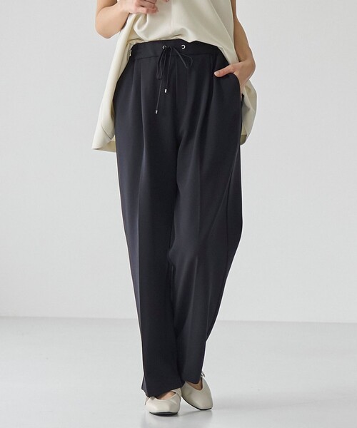 RONEL（ロネル）の「【接触冷感】カットジョーゼットワイドパンツ（その他パンツ・レディース・ネイビー/ブラック・M/S/L）」の17枚目の写真