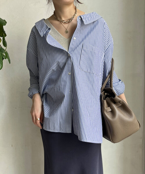 DouDou（ドゥドゥ）の「オフショルブラウス（シャツ/ブラウス・レディース・グリーン/ブルー・FREE）」の8枚目の写真