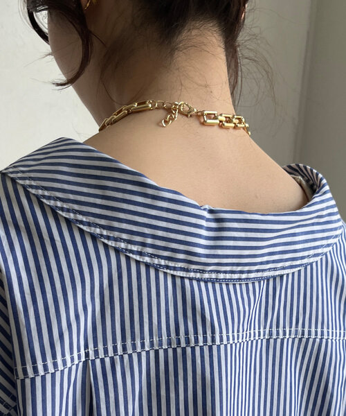 DouDou（ドゥドゥ）の「オフショルブラウス（シャツ/ブラウス・レディース・グリーン/ブルー・FREE）」の14枚目の写真