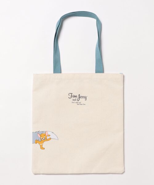 Tom&Jerry(トムアンドジェリー)の「【公式】TOM and JERRY レトロアート キャンバストート(トートバッグ・レディース・グリーン/オレンジ/ブルー・FREE)」の13枚目の写真