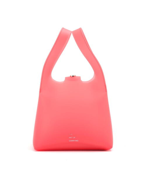 human woman（ヒューマンウーマン）の「◆THE ART OF CARRYING MARKETmini（トートバッグ・レディース・レッド/イエロー・ﾌﾘ-）」の3枚目の写真