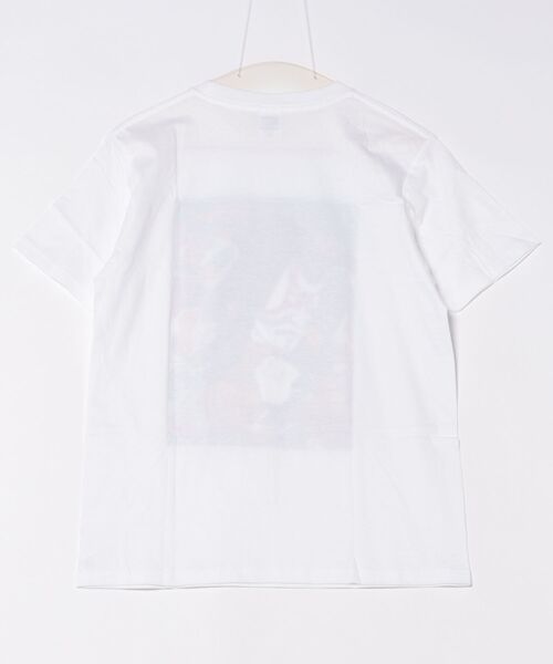 JIN plus(ジンプラス)の「歌舞伎隈取 JIN+ 半袖ホワイトTシャツ(Tシャツ/カットソー・メンズ・ホワイト系その他2/ホワイト系その他4/ホワイト系その他/ホワイト系その他3・MEDIUM/X-LARGE/SMALL/LARGE)」の11枚目の写真