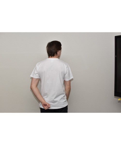 JIN plus(ジンプラス)の「歌舞伎隈取 JIN+ 半袖ホワイトTシャツ(Tシャツ/カットソー・メンズ・ホワイト系その他2/ホワイト系その他4/ホワイト系その他/ホワイト系その他3・MEDIUM/X-LARGE/SMALL/LARGE)」の8枚目の写真