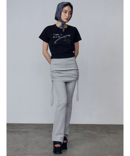 EMODA（エモダ）の「スプレーアートTシャツ（Tシャツ/カットソー・レディース・ブラック/ホワイト/ネイビー・FREE）」の19枚目の写真