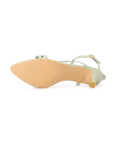PROPORTION BODY DRESSING(プロポーションボディドレッシング)の「ポインテッドTストラップアシメサンダル / 1215182403(パンプス・レディース・ライトグリーン/ブラック/シルバー・24.0cm/23.5cm/23.0cm)」の15枚目の写真
