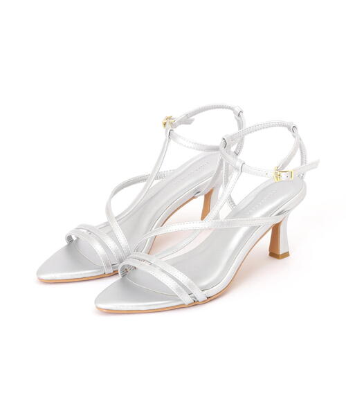 PROPORTION BODY DRESSING(プロポーションボディドレッシング)の「ポインテッドTストラップアシメサンダル / 1215182403(パンプス・レディース・ライトグリーン/ブラック/シルバー・24.0cm/23.5cm/23.0cm)」の16枚目の写真