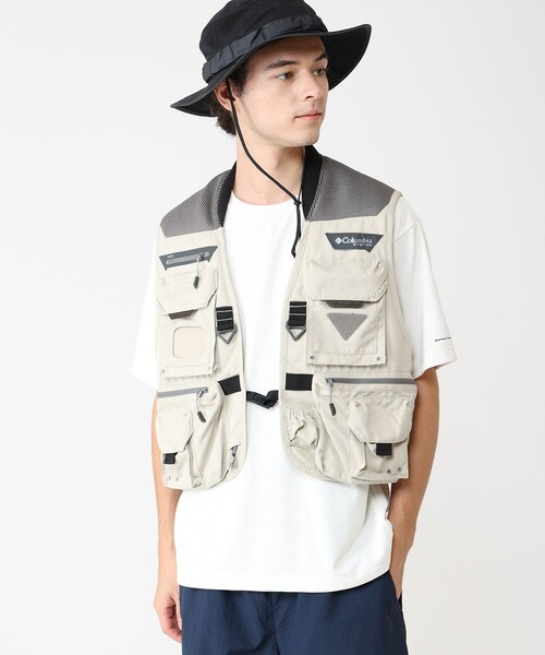 コロンビア ベスト COLUMBIA BLACK LABEL】ログリバーブラックベスト(S Stone Green