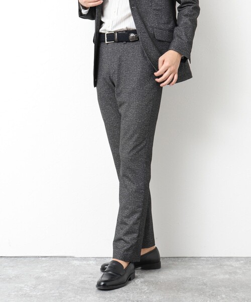 NOLLEY’S(ノーリーズ)の「《ビジカジ/セットアップ対応》ドットサッカーストレッチパンツ 25SS(その他パンツ・メンズ・ネイビー/グレー/ブルー・S/M/L/XL)」の12枚目の写真