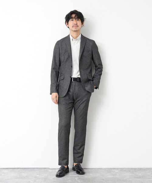 NOLLEY’S(ノーリーズ)の「《ビジカジ/セットアップ対応》ドットサッカーストレッチパンツ 25SS(その他パンツ・メンズ・ネイビー/グレー/ブルー・S/M/L/XL)」の19枚目の写真