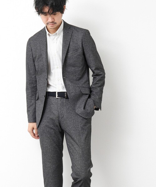 NOLLEY’S(ノーリーズ)の「《ビジカジ/セットアップ対応》ドットサッカーストレッチパンツ 25SS(その他パンツ・メンズ・ネイビー/グレー/ブルー・S/M/L/XL)」の22枚目の写真