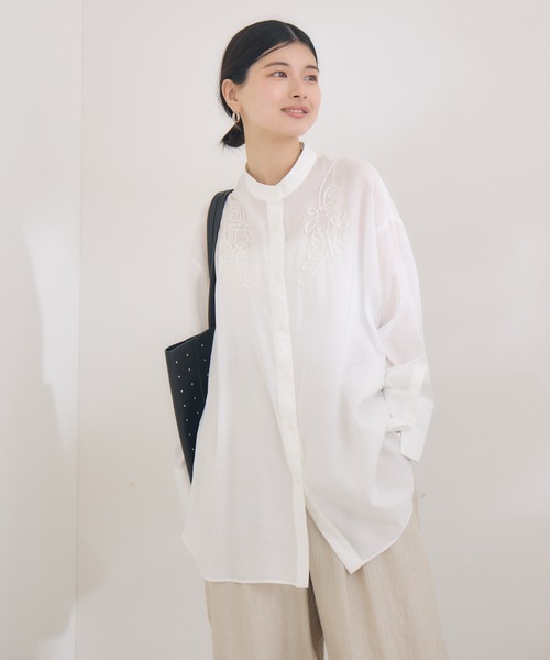 KATHARINE ROSS（キャサリンロス）の「【MARLON FIRENZE/マルロン】スタッズトート（トートバッグ・レディース・ブラック/ベージュ・MEDIUM）」の12枚目の写真