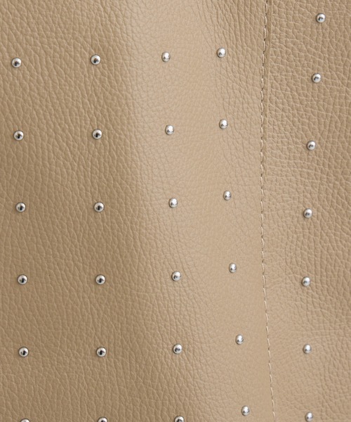 KATHARINE ROSS（キャサリンロス）の「【MARLON FIRENZE/マルロン】スタッズトート（トートバッグ・レディース・ブラック/ベージュ・MEDIUM）」の19枚目の写真