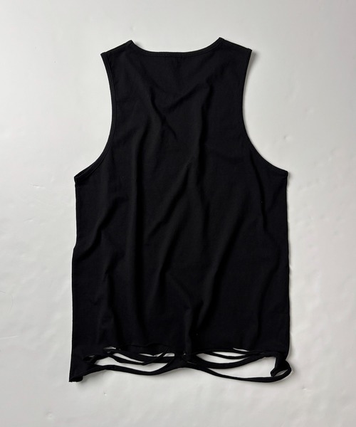 d.i.aの黒 クロスストラップ タンクトップ d.i.aの黒 クロスストラップ