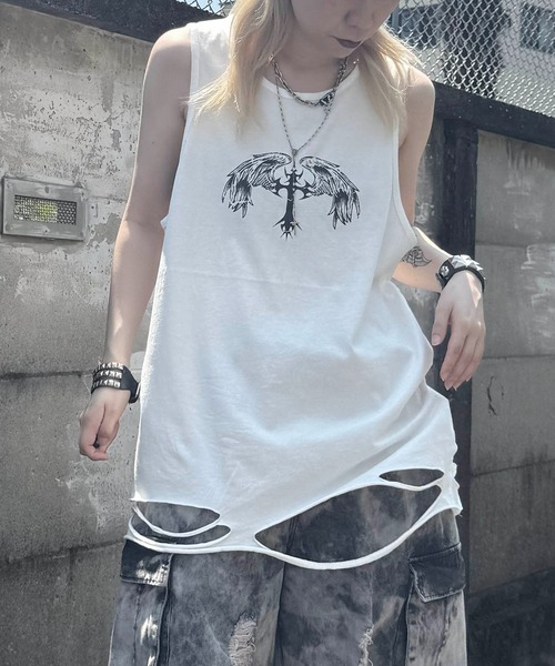 セール】25SS【MAROCORE SELECT】ウィングドクロス ダメージ