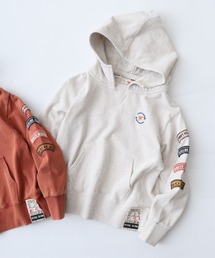 FUNALIVE（ファンアライブ）の「ヴィンテージライク　後付けフード刺繍＆ワッペンパーカー（パーカー）」