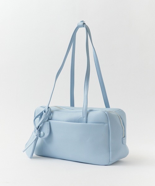 Chick(チック)の「Mini Boston Bag / ミニボストンバッグ(ハンドバッグ・レディース・ブラック/ブラウン/ホワイト/ブルー/イエロー・FREE)」の9枚目の写真