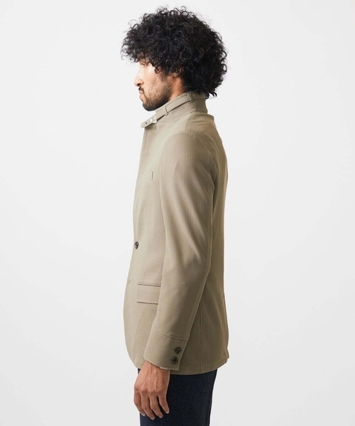 MICHEL KLEIN HOMME (ミッシェルクランオム)の「【セットアップ】ストレッチコンバーチブルジャケット(テーラードジャケット・メンズ・ブラック/ベージュ/グレー・MEDIUM/LARGE/X-LARGE)」の7枚目の写真