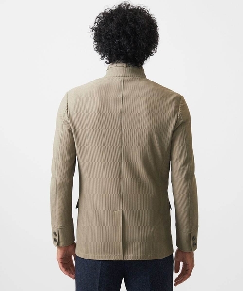MICHEL KLEIN HOMME (ミッシェルクランオム)の「【セットアップ】ストレッチコンバーチブルジャケット(テーラードジャケット・メンズ・ブラック/ベージュ/グレー・MEDIUM/LARGE/X-LARGE)」の8枚目の写真