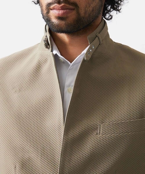 MICHEL KLEIN HOMME (ミッシェルクランオム)の「【セットアップ】ストレッチコンバーチブルジャケット(テーラードジャケット・メンズ・ブラック/ベージュ/グレー・MEDIUM/LARGE/X-LARGE)」の9枚目の写真