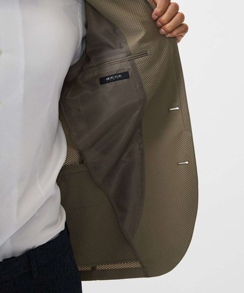 MICHEL KLEIN HOMME (ミッシェルクランオム)の「【セットアップ】ストレッチコンバーチブルジャケット(テーラードジャケット・メンズ・ブラック/ベージュ/グレー・MEDIUM/LARGE/X-LARGE)」の16枚目の写真