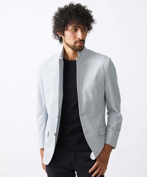MICHEL KLEIN HOMME (ミッシェルクランオム)の「【セットアップ】ストレッチコンバーチブルジャケット(テーラードジャケット・メンズ・ブラック/ベージュ/グレー・MEDIUM/LARGE/X-LARGE)」の17枚目の写真