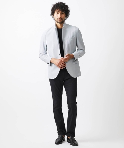 MICHEL KLEIN HOMME (ミッシェルクランオム)の「【セットアップ】ストレッチコンバーチブルジャケット(テーラードジャケット・メンズ・ブラック/ベージュ/グレー・MEDIUM/LARGE/X-LARGE)」の18枚目の写真