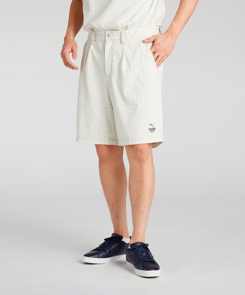 PUMA（プーマ）の「PUMA プーマ メンズ ゴルフ FOG ジャガード AOP ショーツ（その他パンツ・メンズ・ホワイト/オレンジ/ネイビー・SMALL/XX-LARGE/X-LARGE/MEDIUM/LARGE）」の2枚目の写真