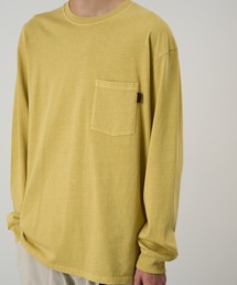 L/S POCKET TEE PIGT DYED|L/SポケットTシャツピグメントダイ Gramicci グラミチ