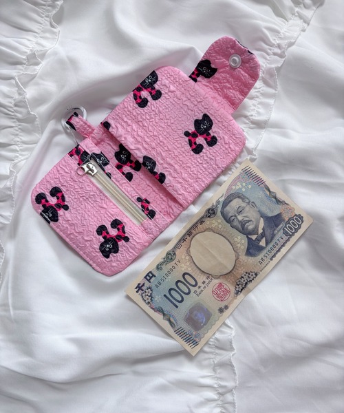 【最終価格】エバゴス　藤付き財布　マルチポーチ 最終価格】エバゴス 藤付き財布 マルチポーチ