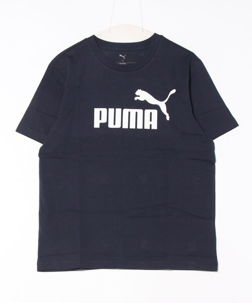 PUMA(プーマ)の「《PUMA》ESS NO.1 ロゴ Tシャツ(Tシャツ/カットソー・メンズ・ホワイト/ヘザーグレー/ネイビー/ブラック・M/L/XL/S/XXL)」の4枚目の写真